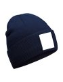 Beanie Appliqué Patch Beechfield B337R Oxford Navy